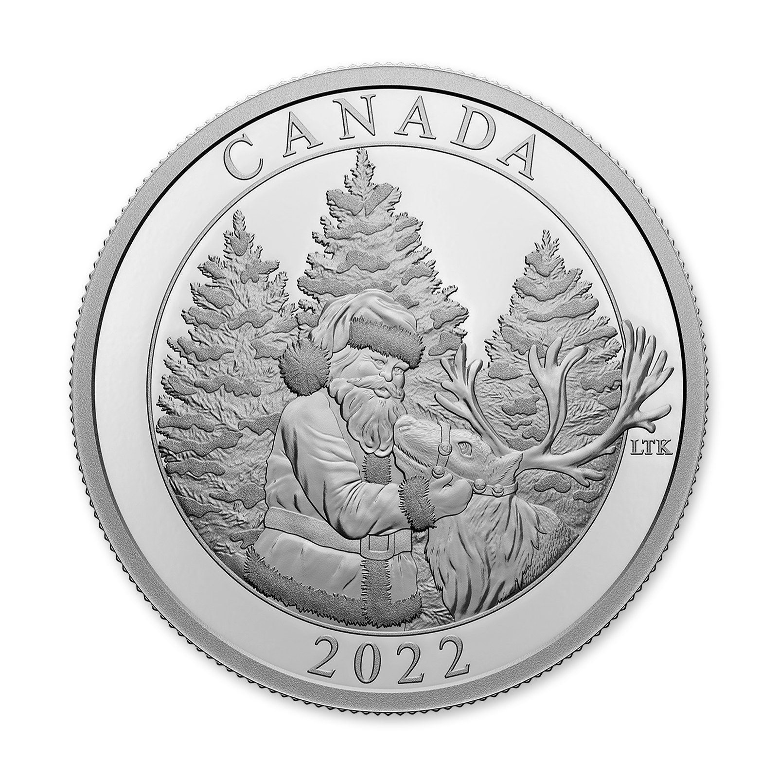 2022 $50 The Magic of the Season 3 oz Silver Coin, reverse (design side)